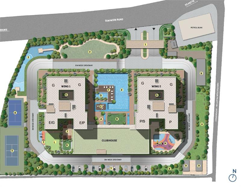 Gami Sector 3 Airoli master plan layout
